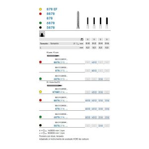 8863.314.014 FRESA DIAMANTE FG CX5 KOMET