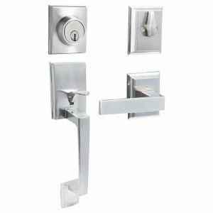 Gatillo rectangular sólido para entrada función doble, níquel satinado, visual Lock 11GA