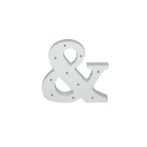 Letra Madera Blanca C/Leds – &