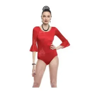 Maillot Licra Volante Rojo Adulto