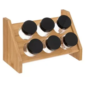 Especiero de Bambú 6 Botes