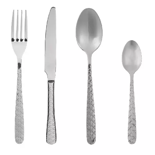 Cubertería Inox Flora 24PCS