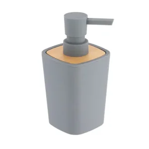 Dispensador de Jabón Rubber ABS – Gris