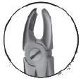FORCEPS ILION EXTRACCION 17 MOLARES IZQUIERDA