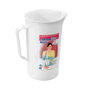 Jarra Para Batir Blanca 1L