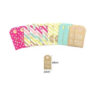 Etiqueta Mixto 12pcs