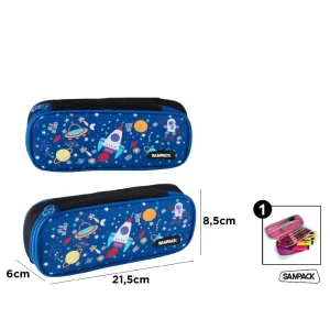 Estuche Compartimentos Interior