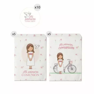 Juego 10 Sobres Regalo 13X16 Comunión Niña