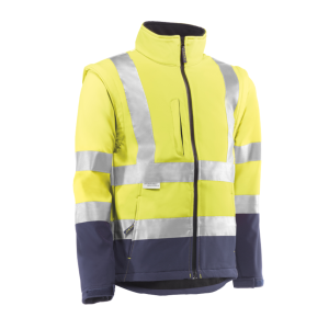SOFTSHELL AMARILLO ALTA VISIBILIDAD JUBA HV9810