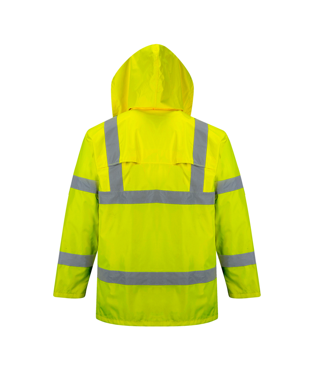 CHUBASQUERO AMARILLO ALTA VISIBILIDAD PORTWEST H440 - Imagen 2