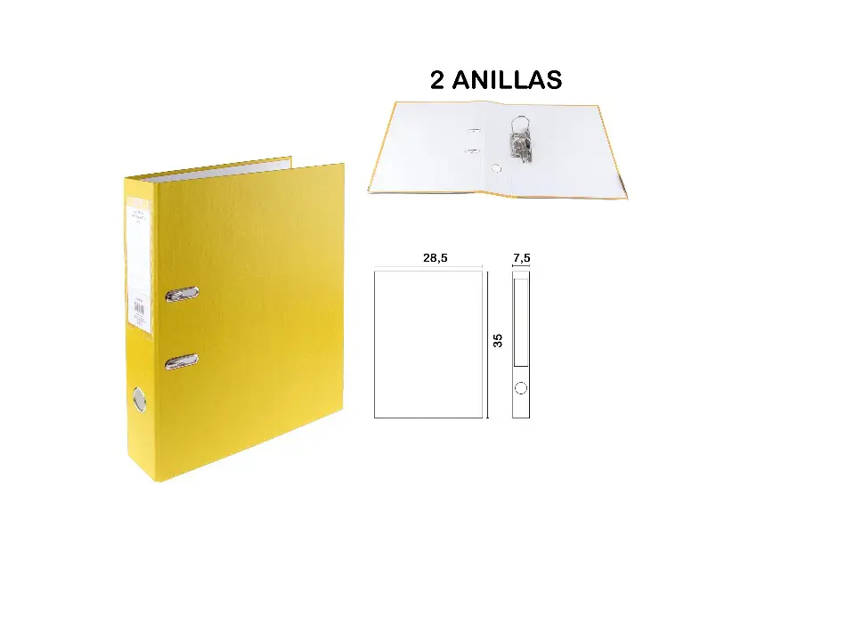 Archivador AZ Amarillo