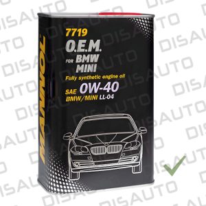 Mannol BMW Mini O.E.M. 0W40 1 Litro Metalico