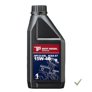 TP 15W40 Aceite Semi Sintético 1 Litro para Motor Diesel 7.500 km, Osaka Japón