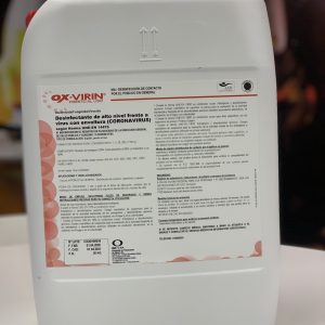 DESINFECTANTE OX-VIRIN BOTE 20 KILOS (BACTERICIDA Y VIRUCIDA)